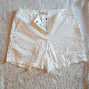 White J Crew Chino shorts